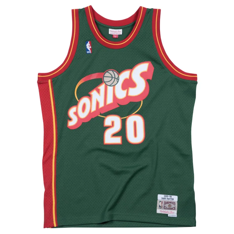 Mitchell & Ness Men's NBA Swingman Road Jersey Supersonics 1995 Gary Payton Jerseys sold by Zulily