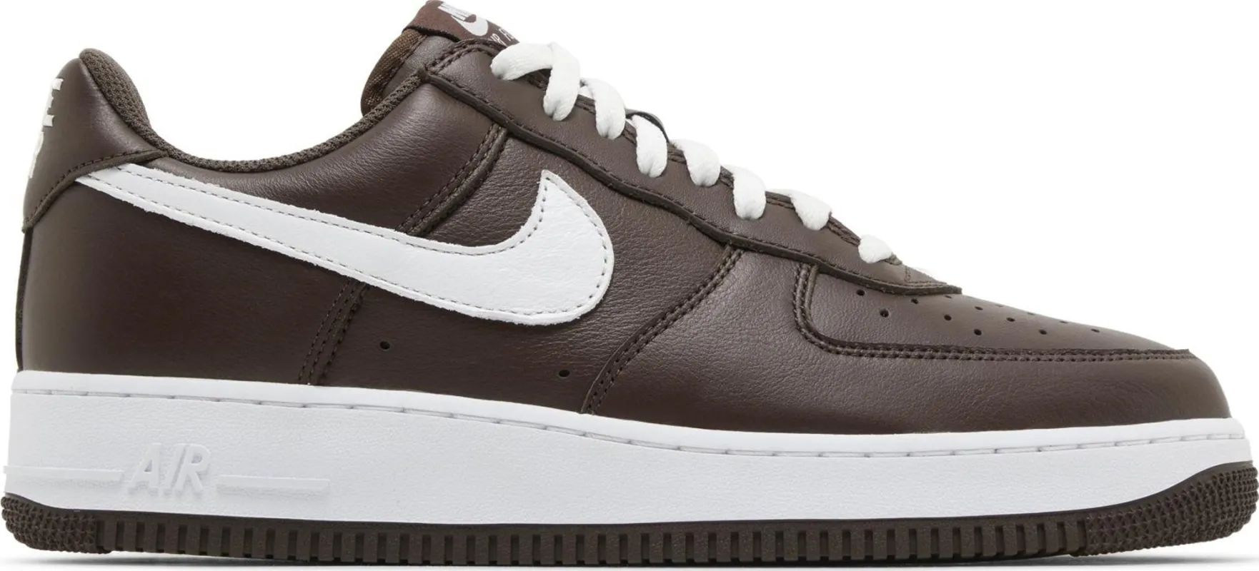 Nike Men's Air Force 1 Low Retro 'Color Of The Month Chocolate' Sneakers made by Nike