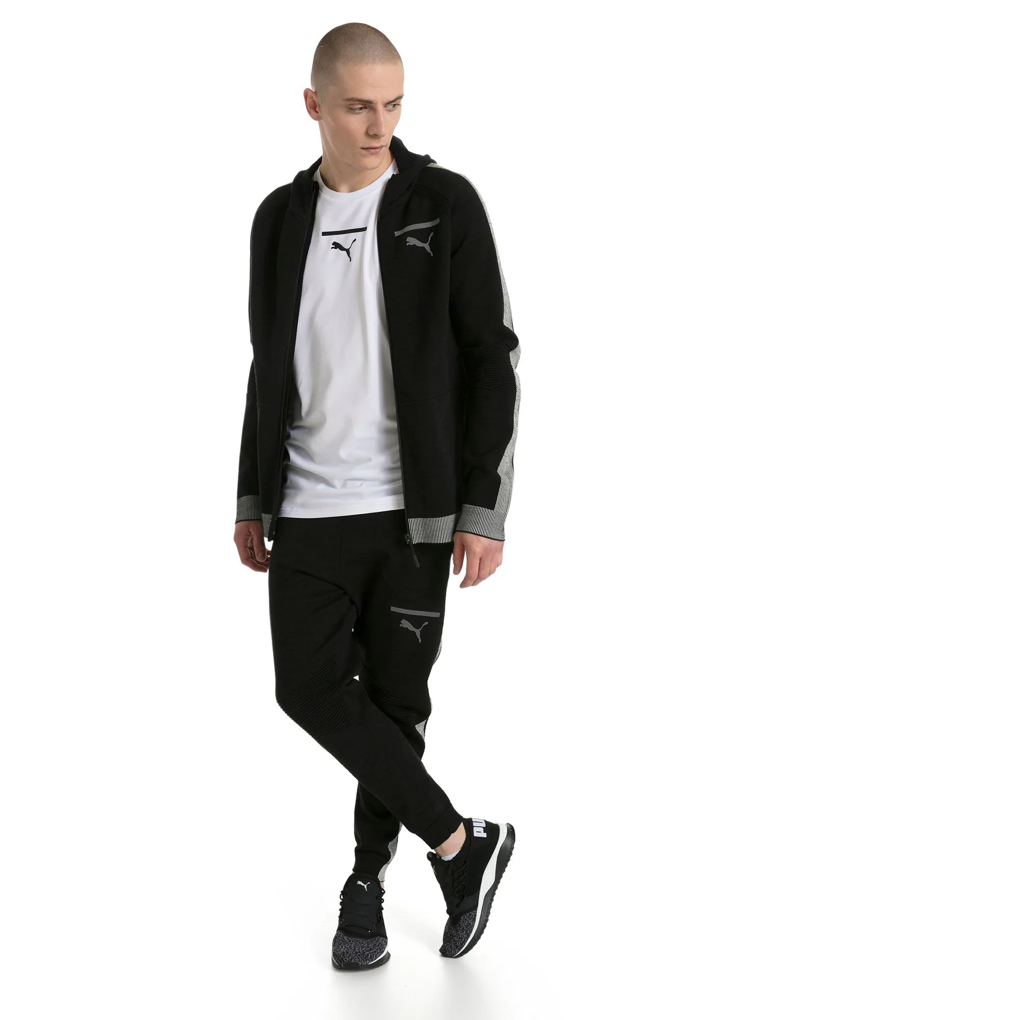 Puma Men's Evoknit Move Full Zip Hoody Sweaters sold by Zulily product image thumbnail 3