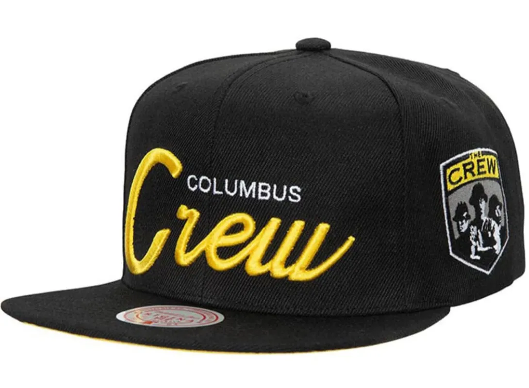 Mitchell & Ness Men's Mls Foundation Script Snapback Crew Snapback Caps sold by Zulily