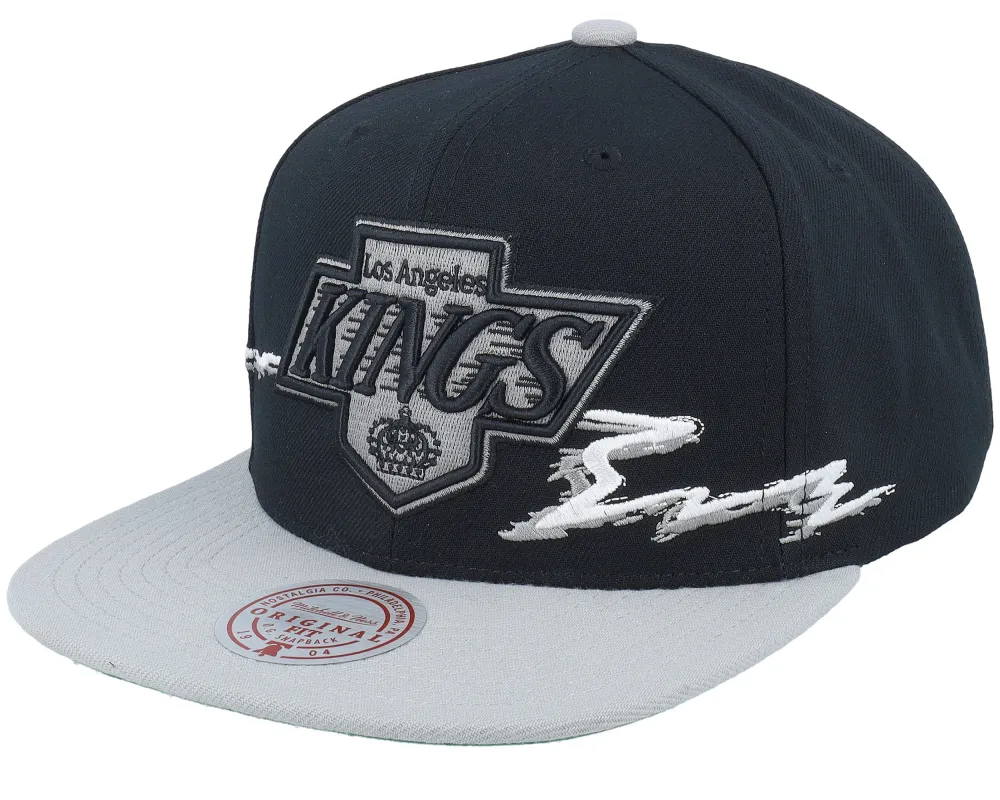 Mitchell & Ness Men's NHL Life Line Snapback Vntg Kings Snapback Caps sold by Zulily
