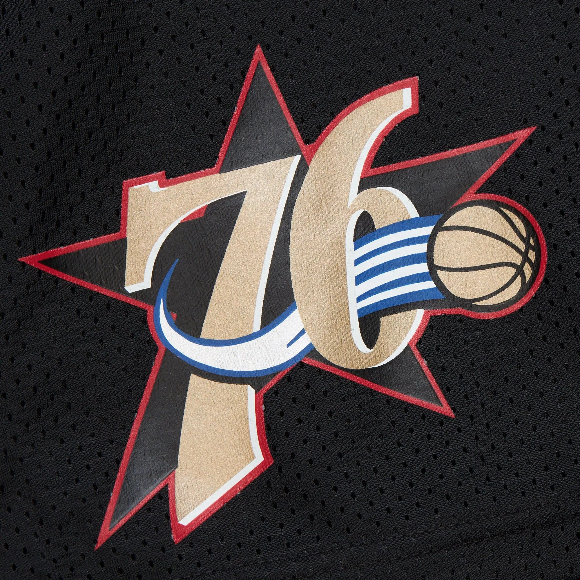 Mitchell & Ness Men's NBA Gameday Mesh 7In Shorts Vintage Logo 76Ers sold by Zulily product image thumbnail 4