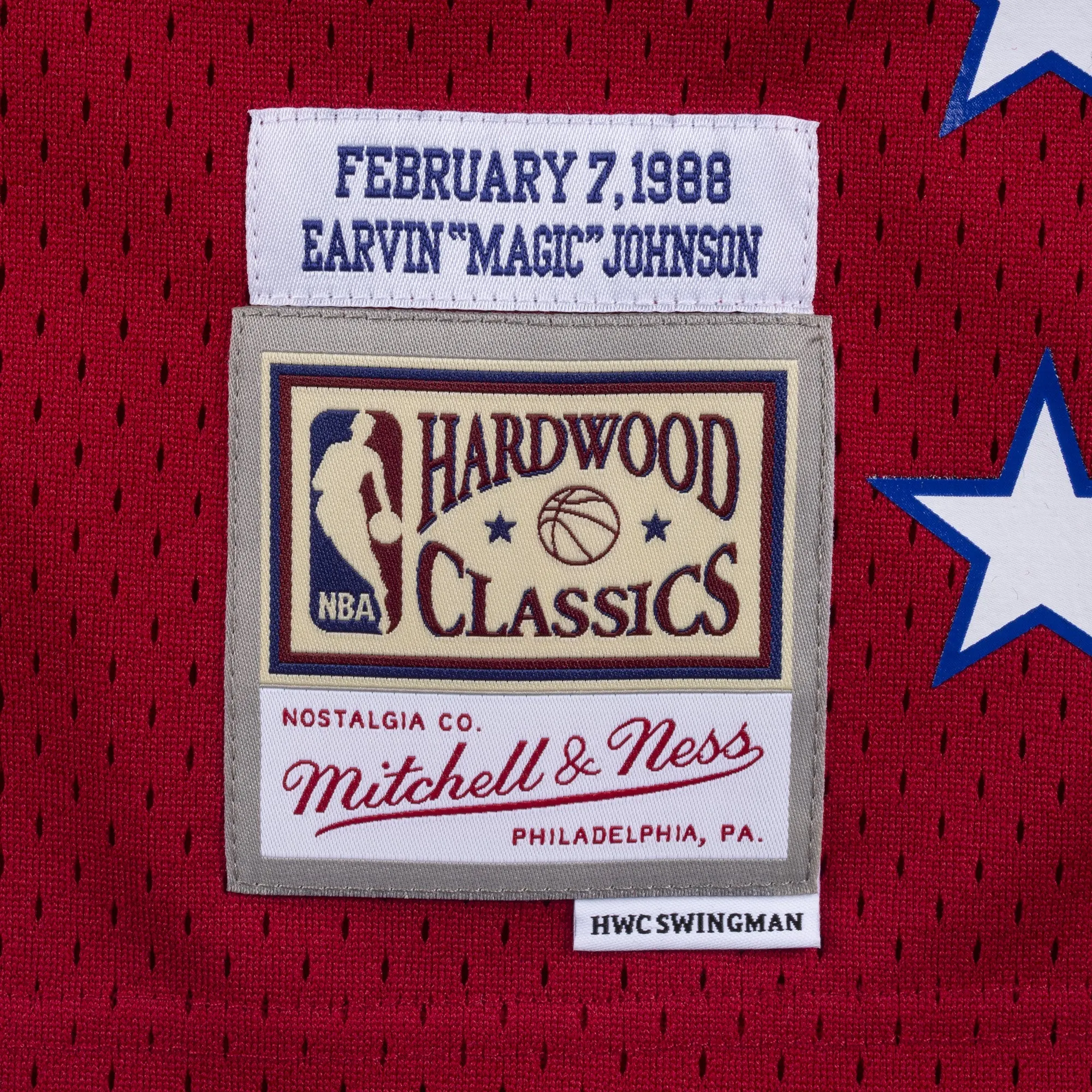 Mitchell & Ness Men's NBA Rhinestone Swingman Jersey All Star 1988 Magic Johnson sold by Zulily product image thumbnail 3