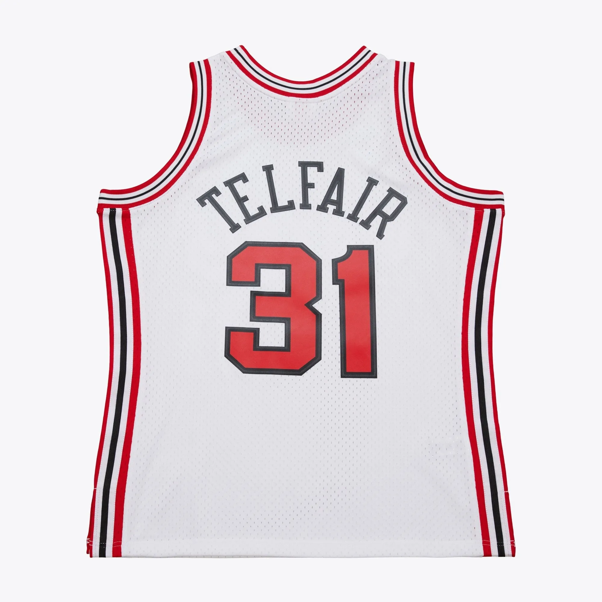 Mitchell & Ness Men's NBA White Jersey Trail Blazers 2004 Sebastian Telfair Jerseys sold by Zulily product image thumbnail 2