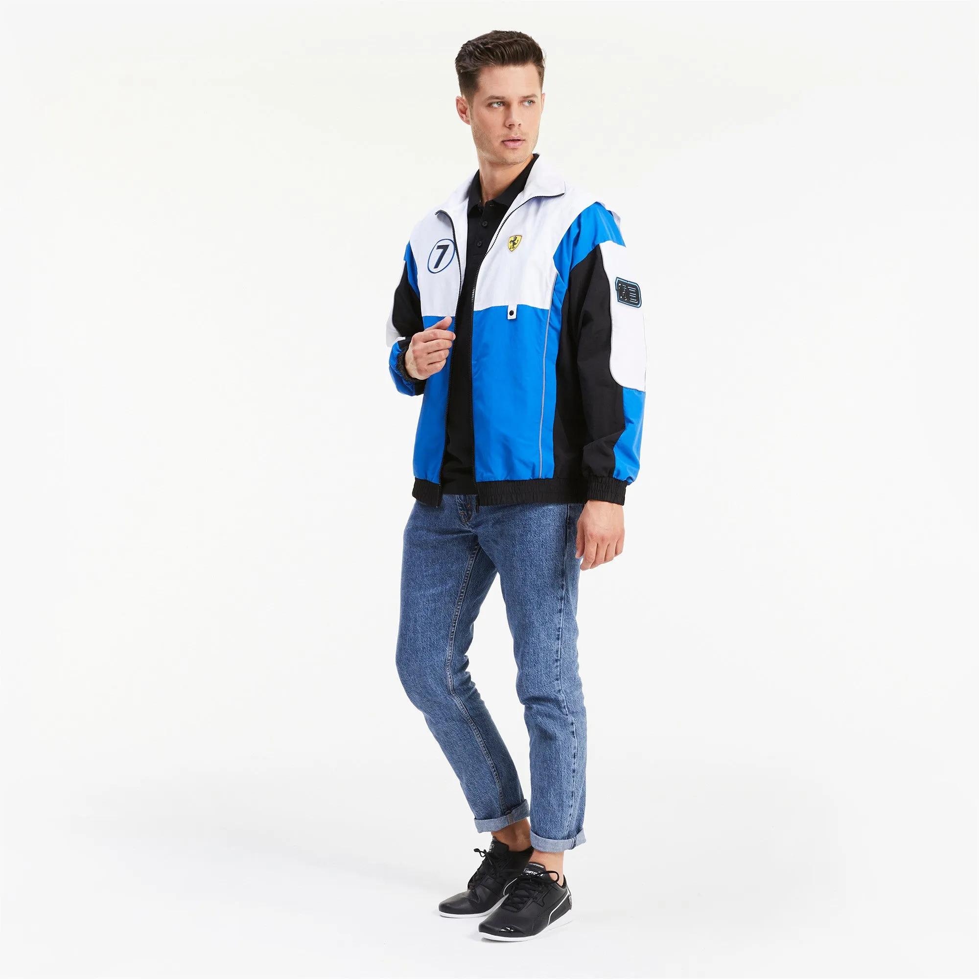 Puma Men's Sf Ferrari Race Street Woven Jacket Jackets sold by Zulily product image thumbnail 3