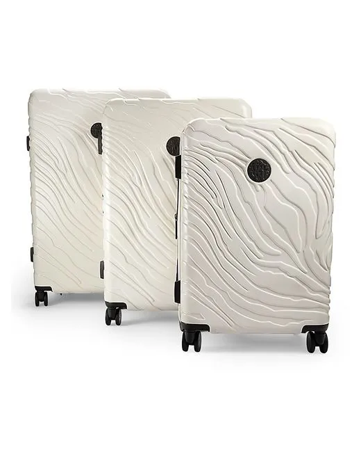 ROBERTO CAVALLI Luxury 3 Piece Luggage Set, Expandable Hard Shell Suitcases with 8 Spinner Wheels sold by Zulily