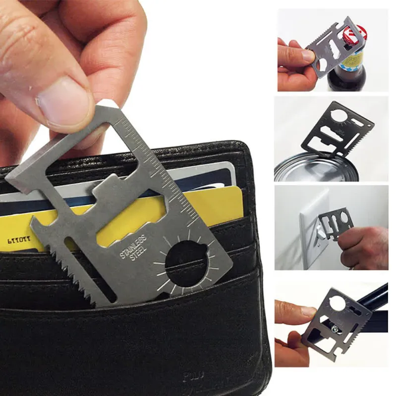 Weekend Warrior 12-in1 Wallet Multitool - 5 Pack made by Zulily