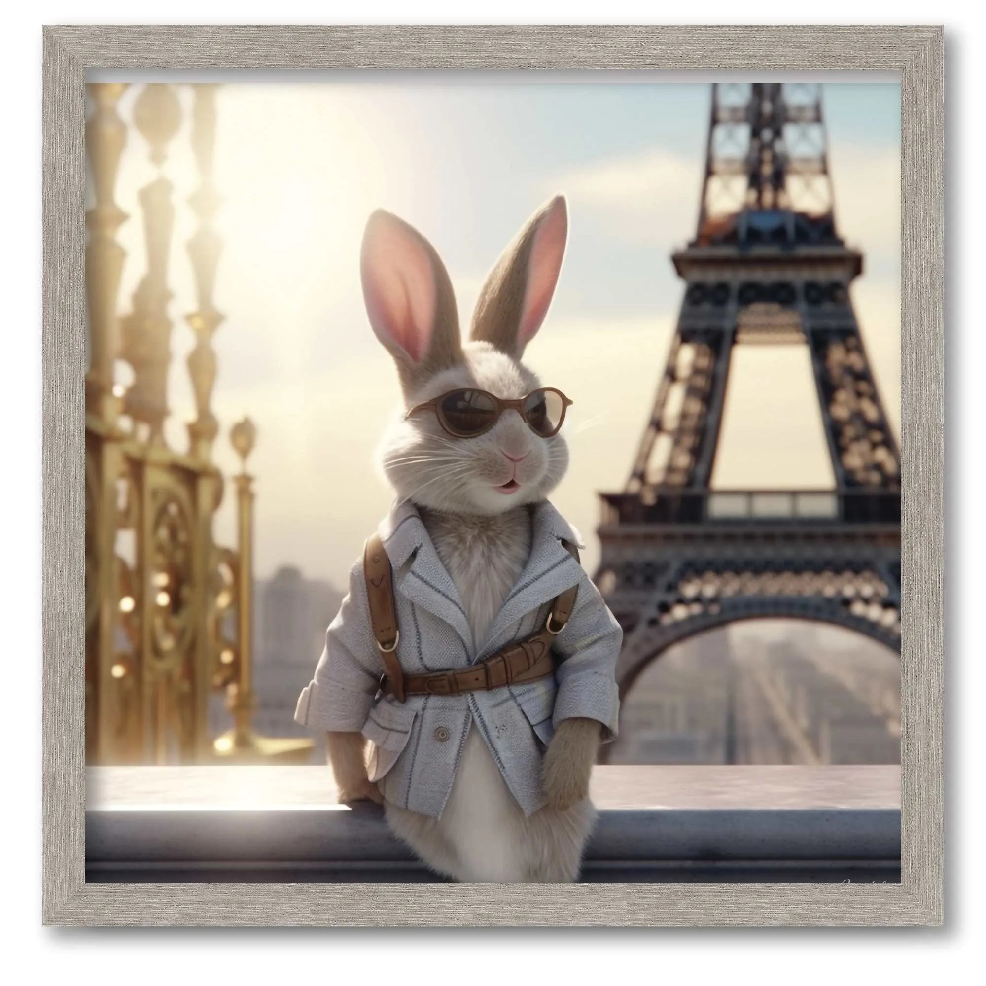 Animal Vacations Pairs 16x16 Framed Board sold by Zulily