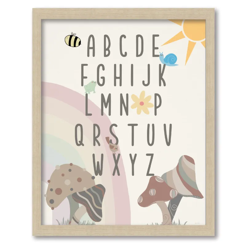 Learn Your Abc Sunshine 16x20 Framed Board sold by Zulily