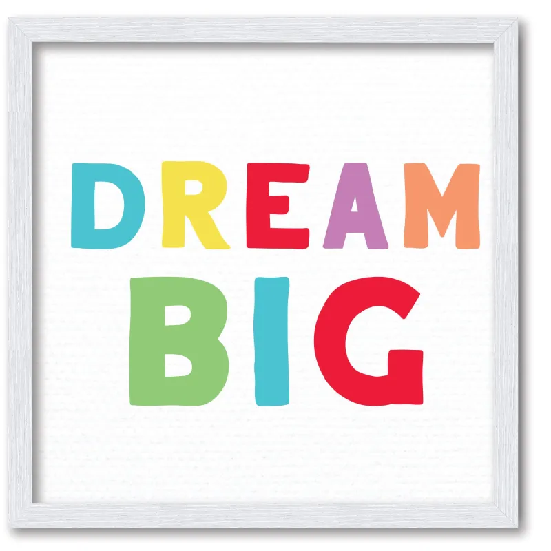 Dream, Big Rainbow 16x16 Framed Board sold by Zulily