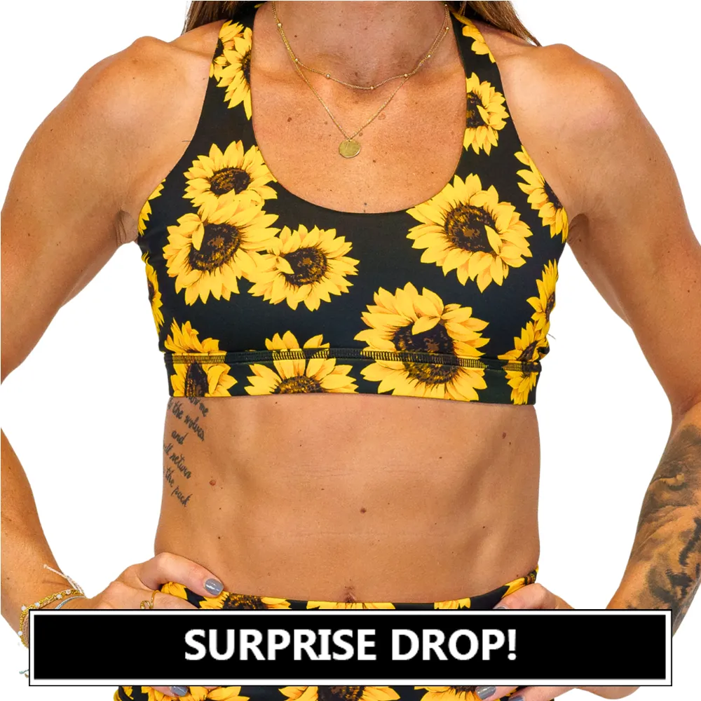 Constantly Varied Gear Butterfly Back Bra - Sunflower sold by Zulily