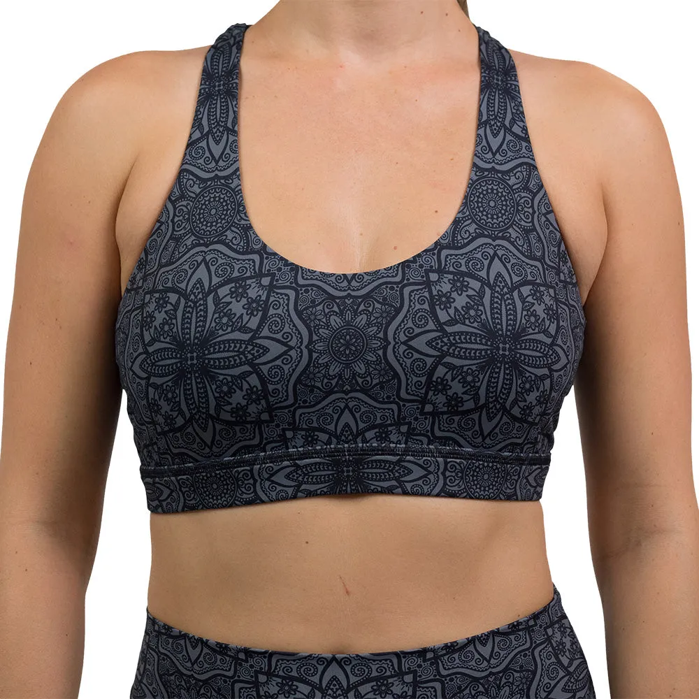 Constantly Varied Gear Butterfly Back Bra - Zentangle sold by Zulily