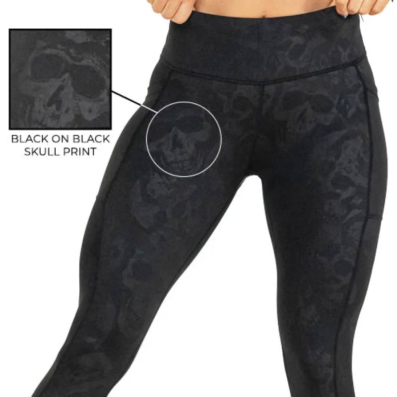 Constantly Varied Gear Shadow Skulls Leggings made by Zulily