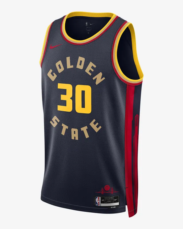 Nike Men's NBA Stephen Curry City Edition Swingman Jersey sold by Zulily
