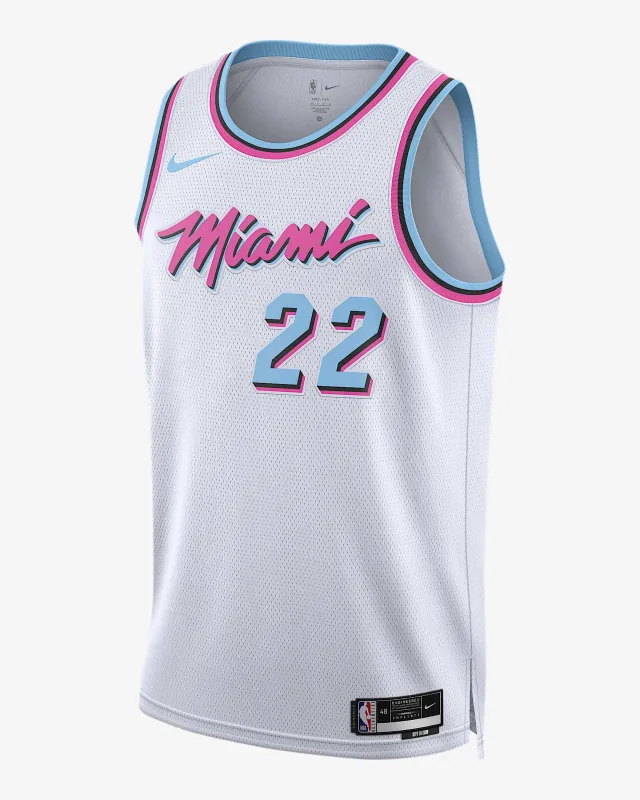 Nike Men's NBA Heat '22 Butler' 24/25 City Edition Swingman Jersey sold by Zulily