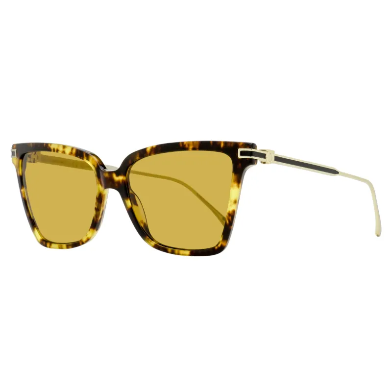 Ferragamo Gancini Butterfly Sunglasses SF2036S 242 Tortoise/Gold 56mm made by Salvatore Ferragamo