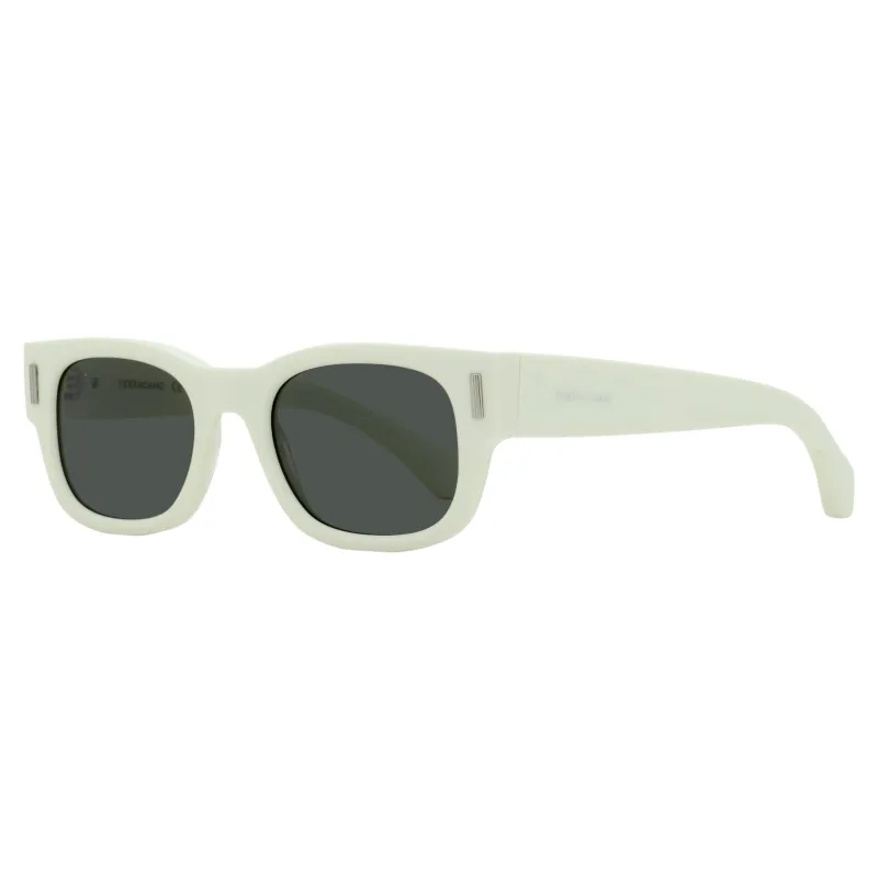 Ferragamo Rectangular Rivet Sunglasses SF2064SE 103 Ivory 51mm made by Salvatore Ferragamo