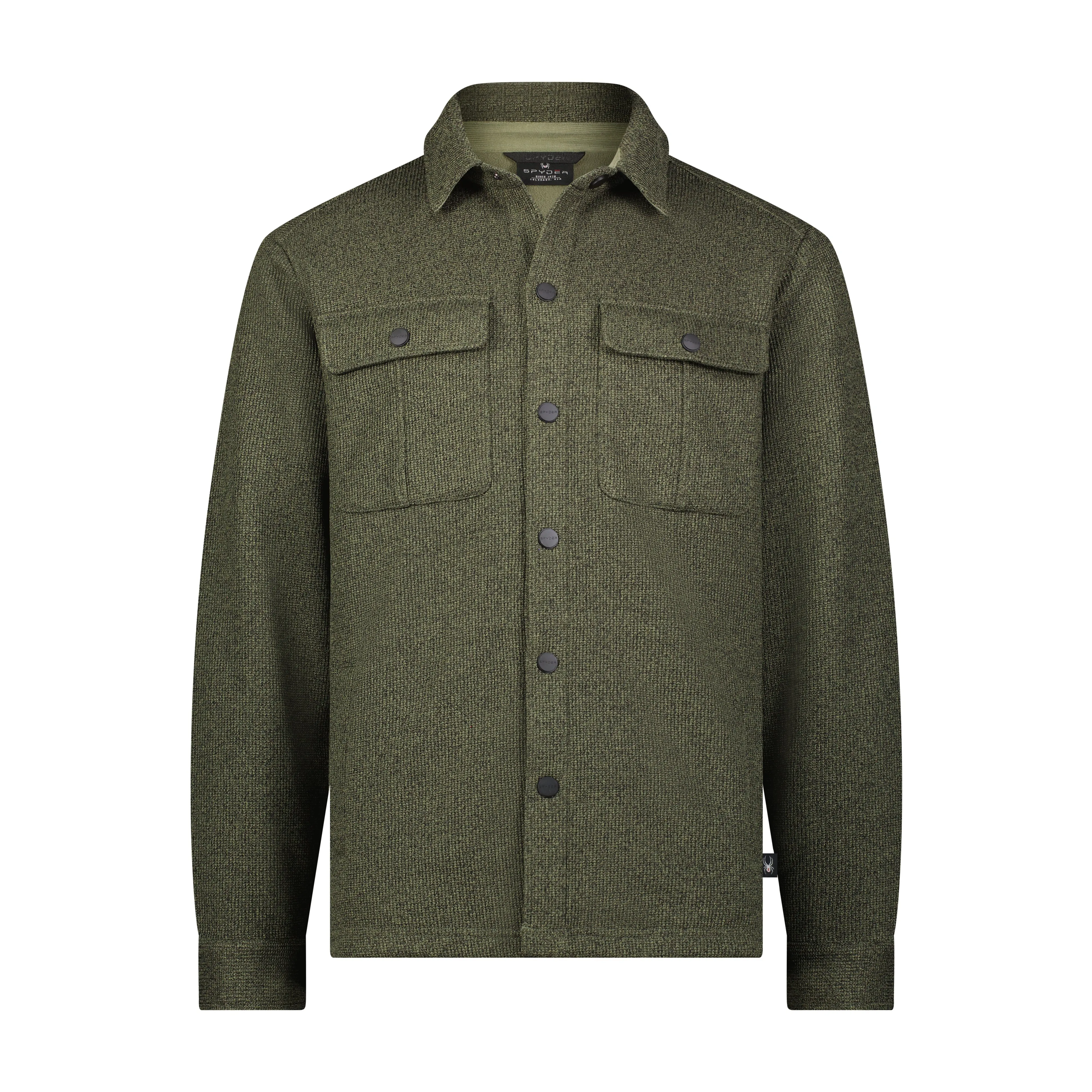 Spyder Men's Sweater Fleece Shacket - Dusty Green sold by Zulily