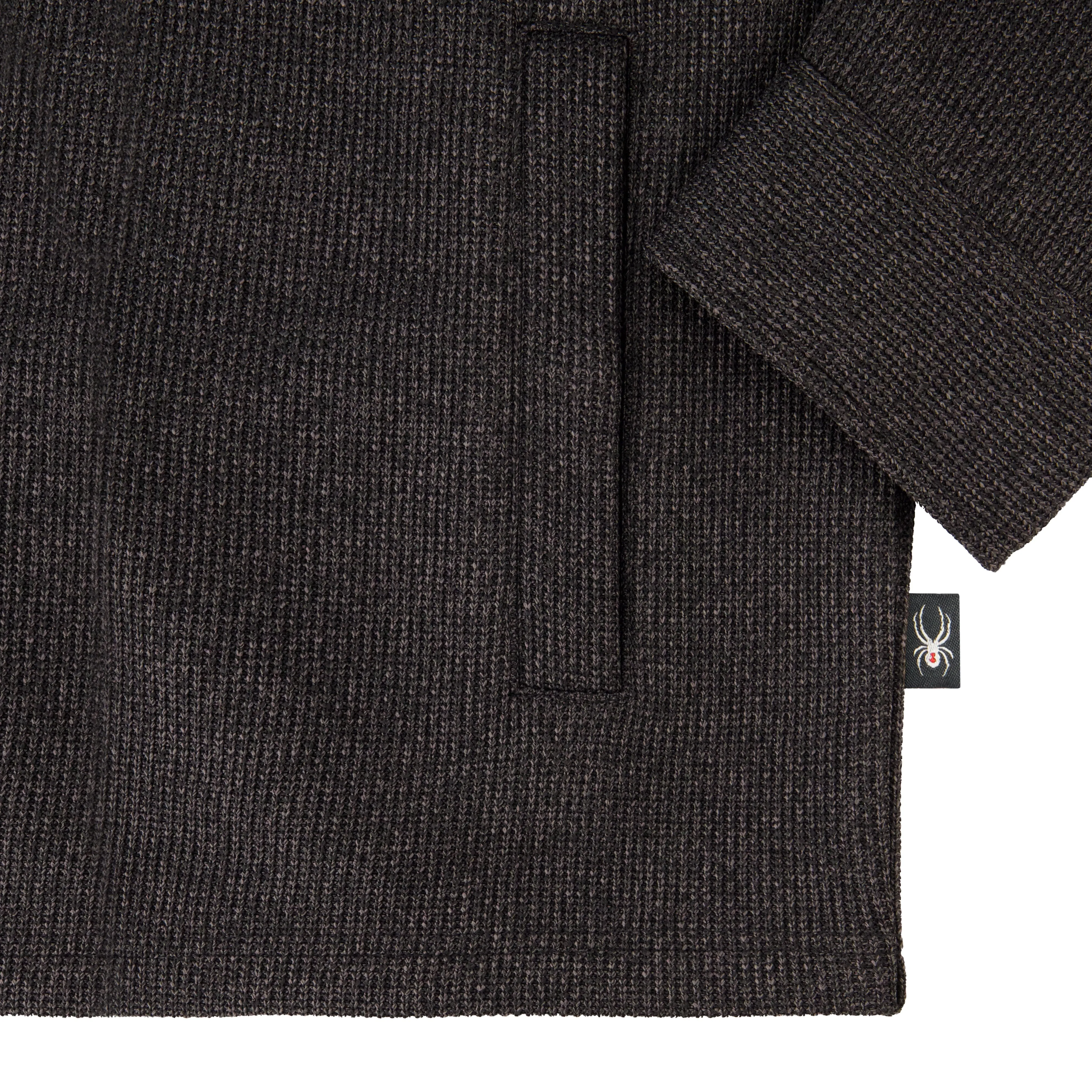 Spyder Men's Sweater Fleece Shacket - Pewter sold by Zulily product image thumbnail 3