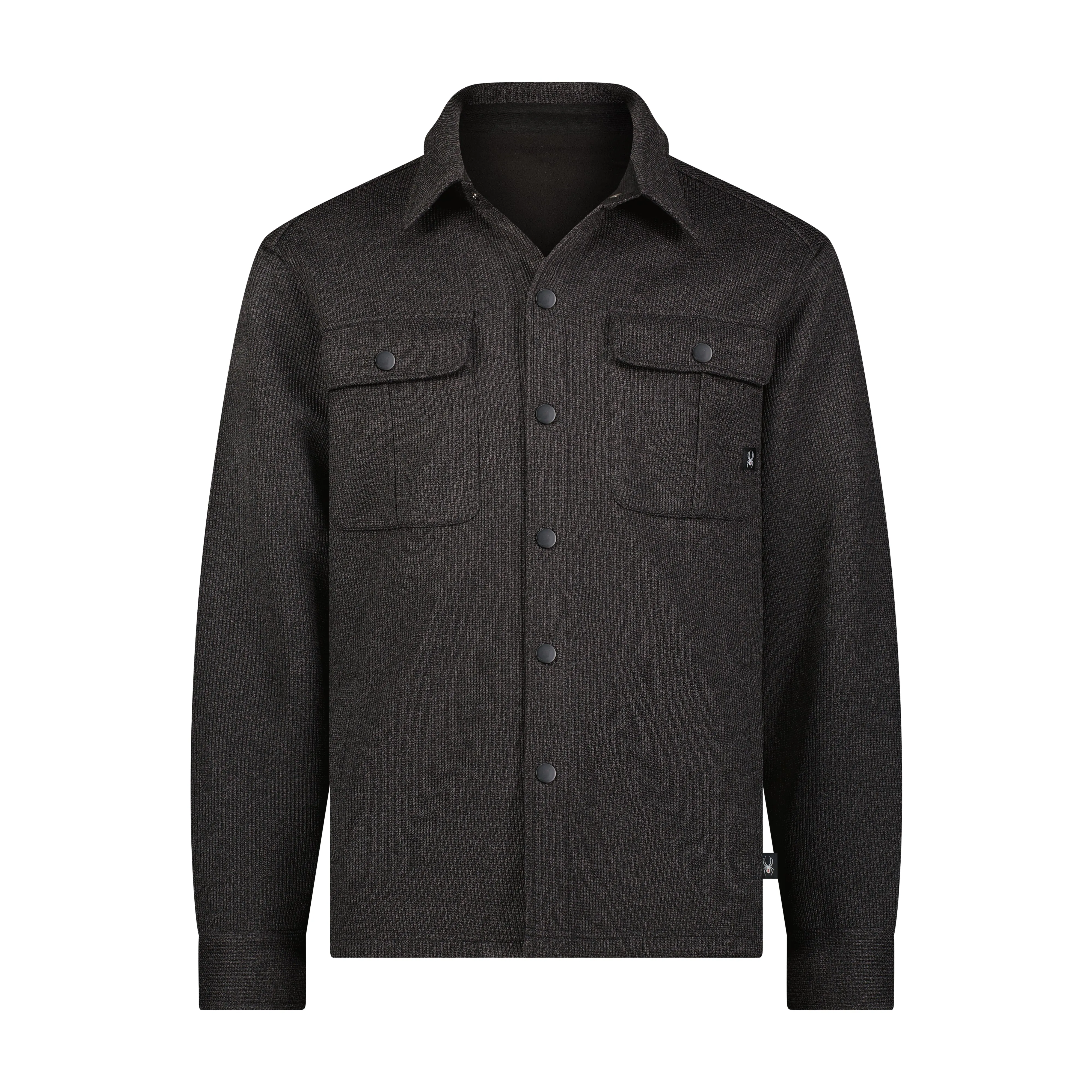Spyder Men's Sweater Fleece Shacket - Pewter sold by Zulily