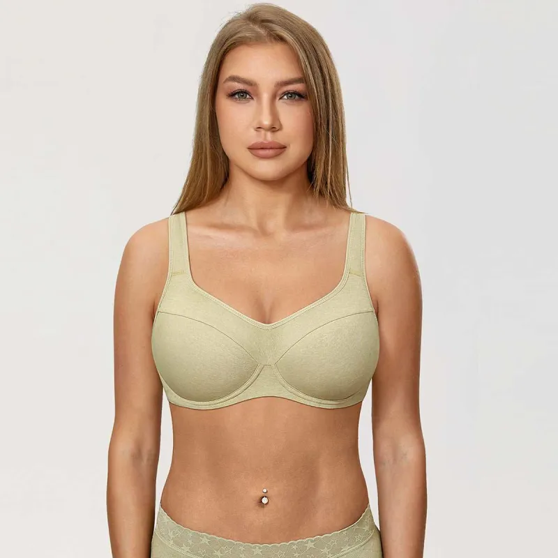 Full Coverage Support Underwire Comfort Bra made by Zulily