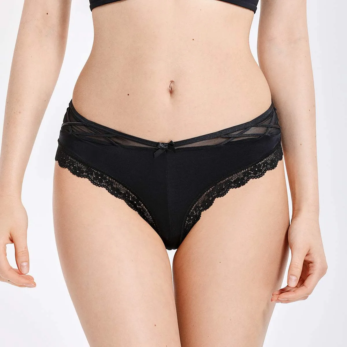 Quick-Dry Lace Mesh Mid-Rise Panty sold by Zulily product image thumbnail 2