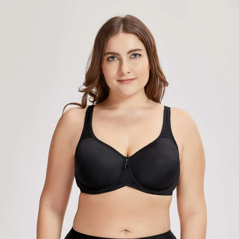 Seamless Full Coverage Padded Underwire T-Shirt Bra made by Zulily