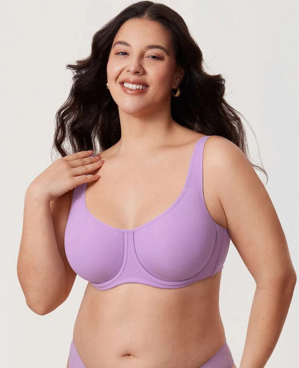Ultra-Thin Confishape Full Coverage Plus Size Underwire Bra sold by Zulily