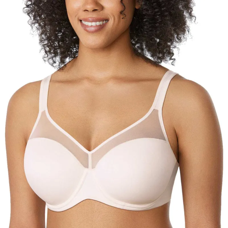 Ultra-Thin Full Coverage Underwire T-Shirt Bra made by Zulily