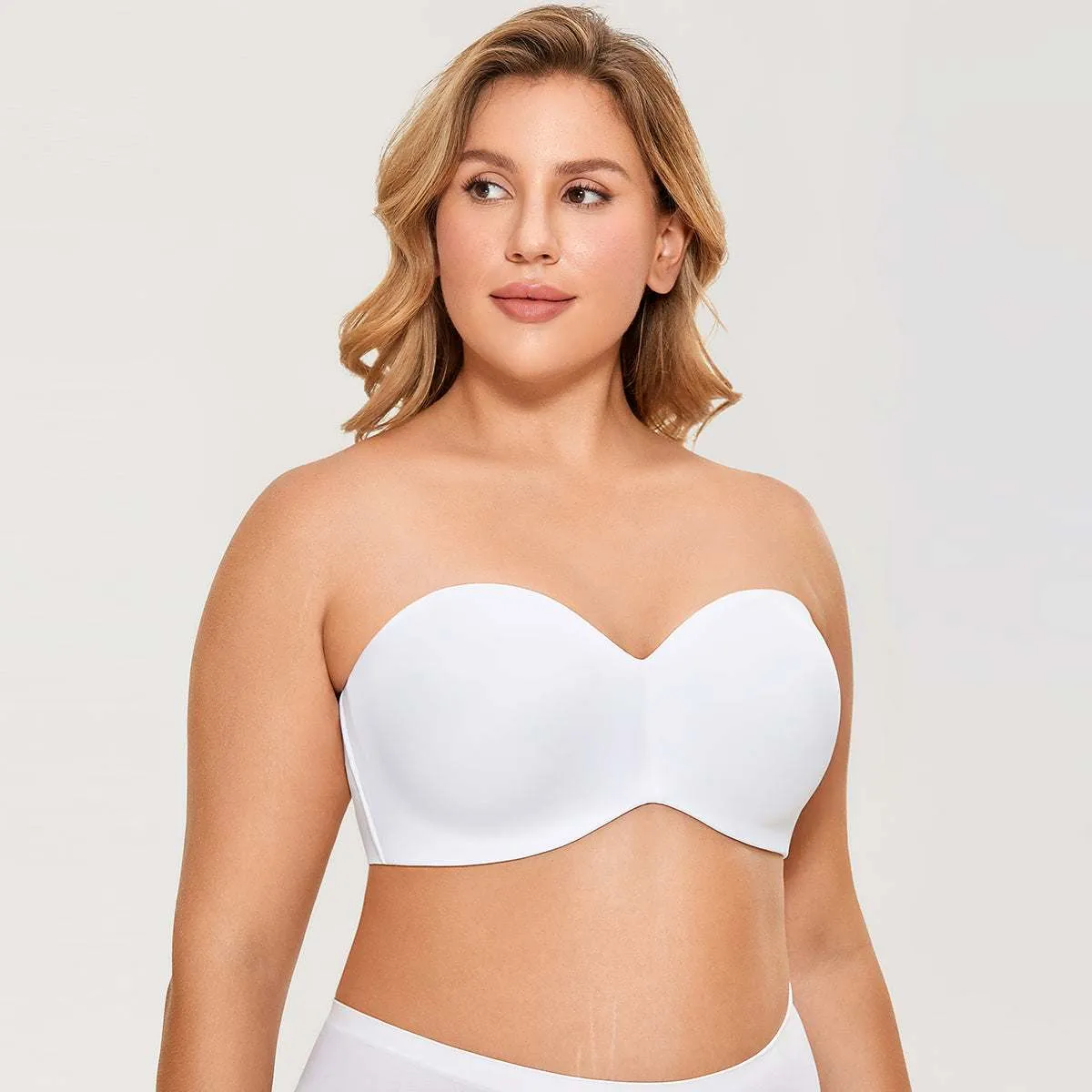 Plus Size Strapless Minimizer Bra sold by Zulily product image thumbnail 4