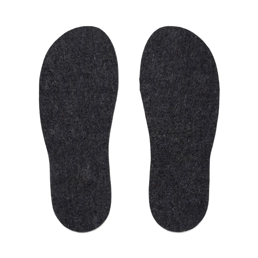 Felt Insoles - Dark sold by Zulily