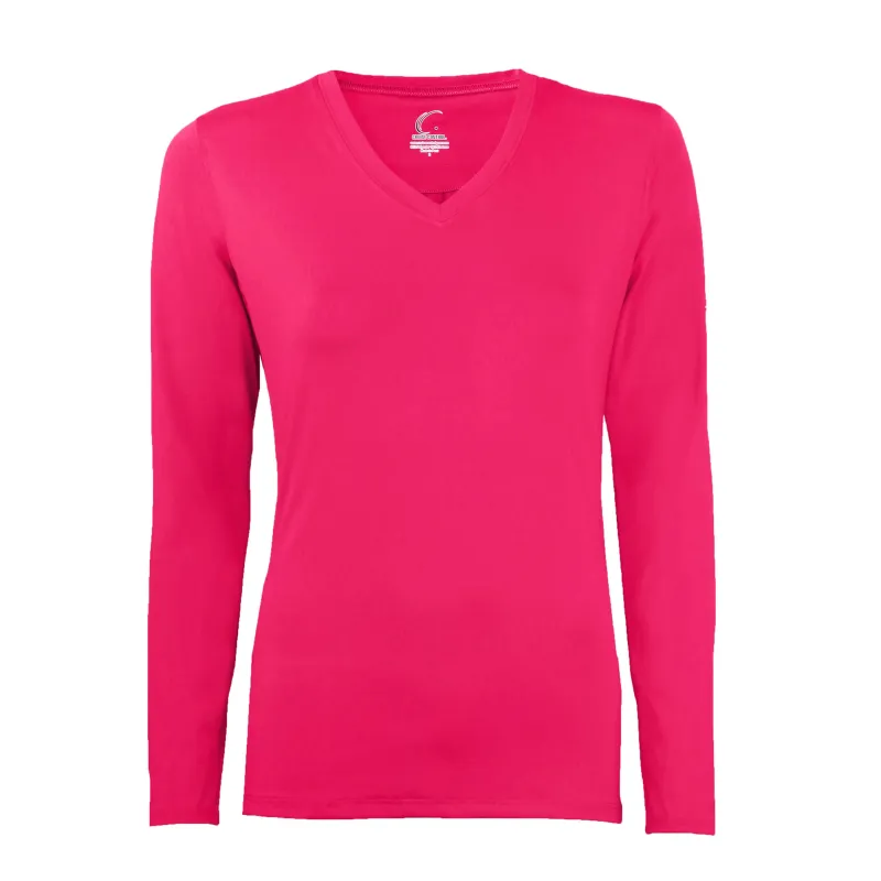 Long Sleeve Performance Tee Azalea / M sold by Zulily