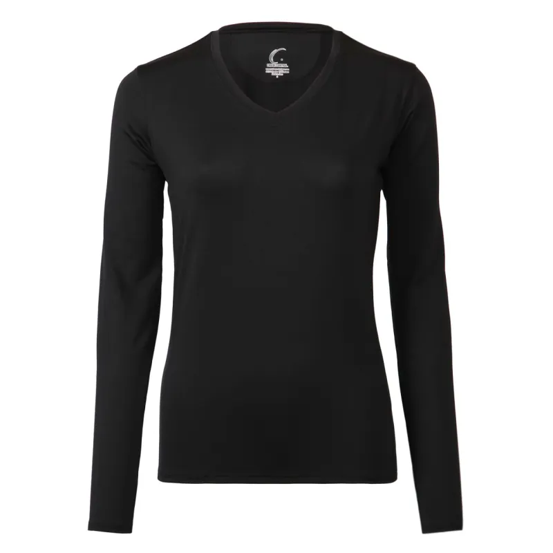 Long Sleeve Performance Tee Black / S made by Zulily