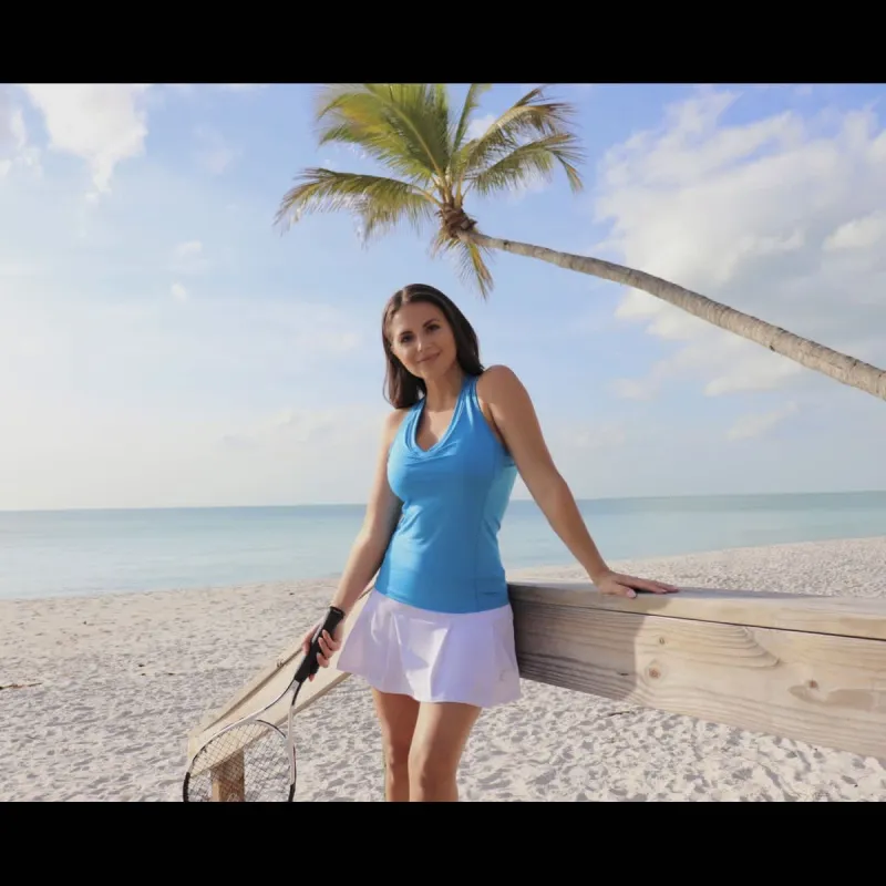 Pleated Skort XL / White made by Zulily