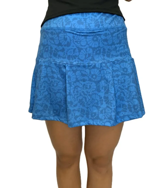 Patterned Pleated Skort with pockets M / Floral Ibiza made by Zulily