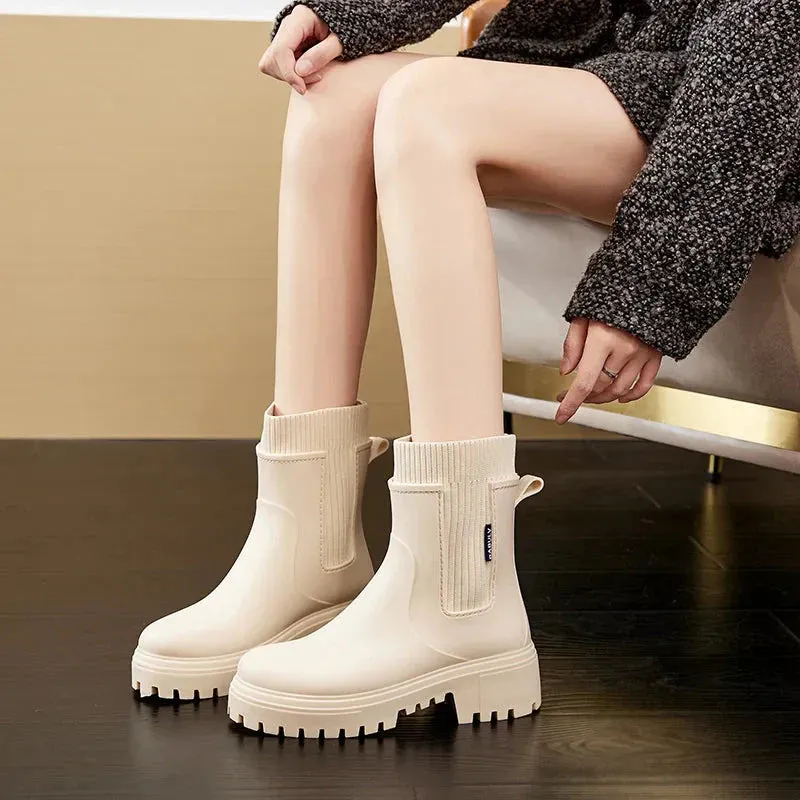 Women’s Waterproof Anti-Slip Rain Boots – Stay Dry Every Step sold by Zulily product image thumbnail 4