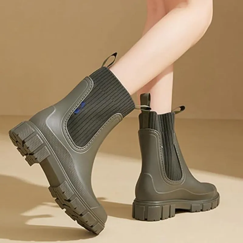 Women’s Waterproof Anti-Slip Rain Boots – Stay Dry Every Step sold by Zulily