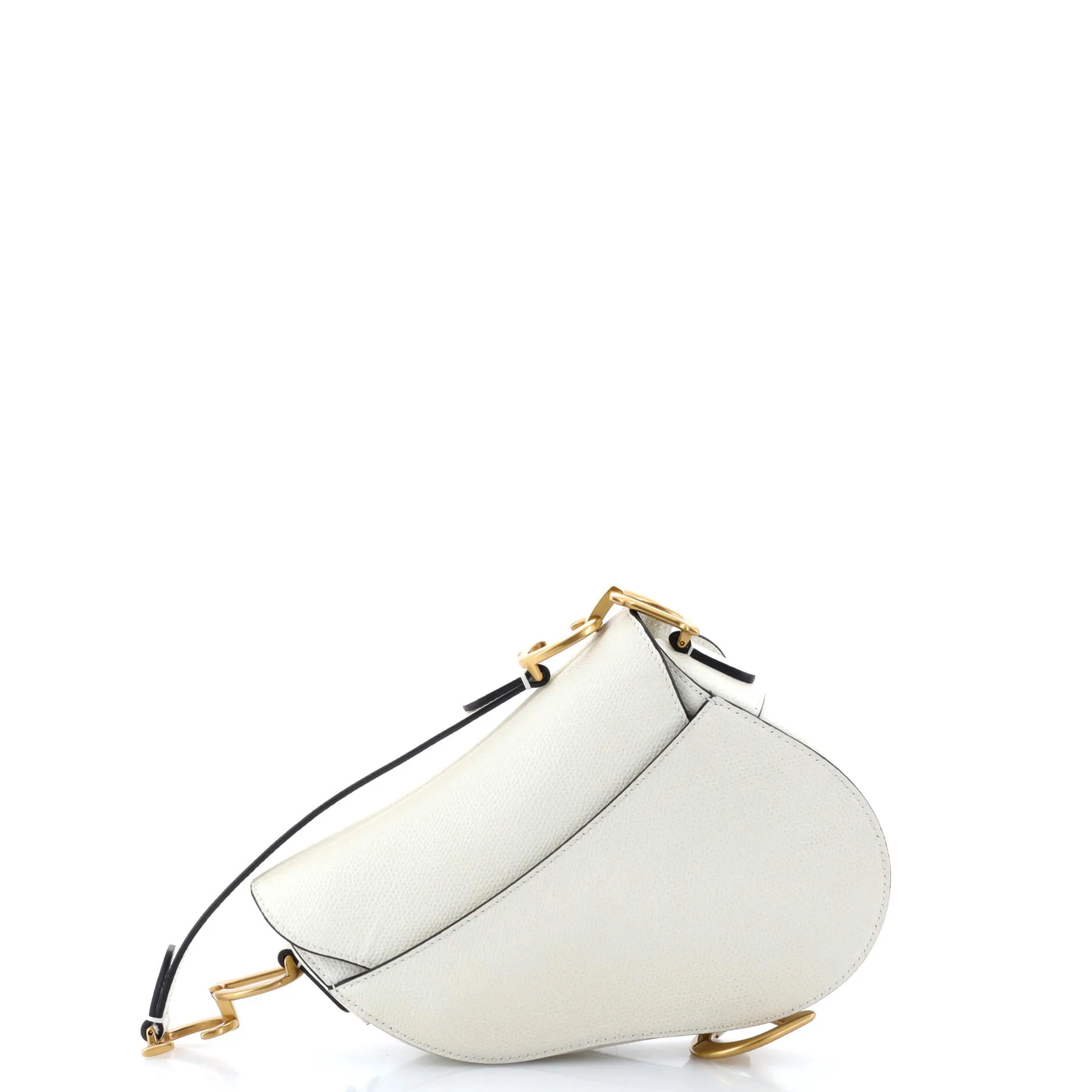 Pre-Loved Christian Dior Saddle Handbag Leather Mini sold by Zulily product image thumbnail 3