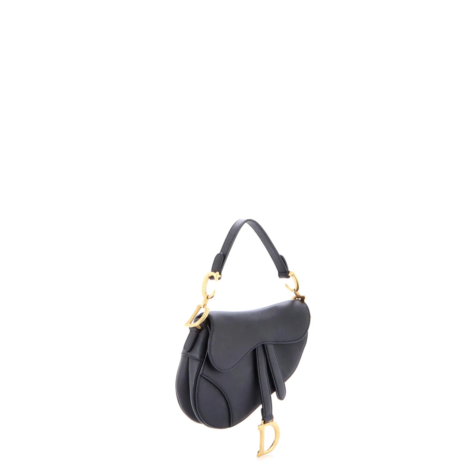 Pre-Loved Christian Dior Saddle Handbag Leather Mini sold by Zulily product image thumbnail 2