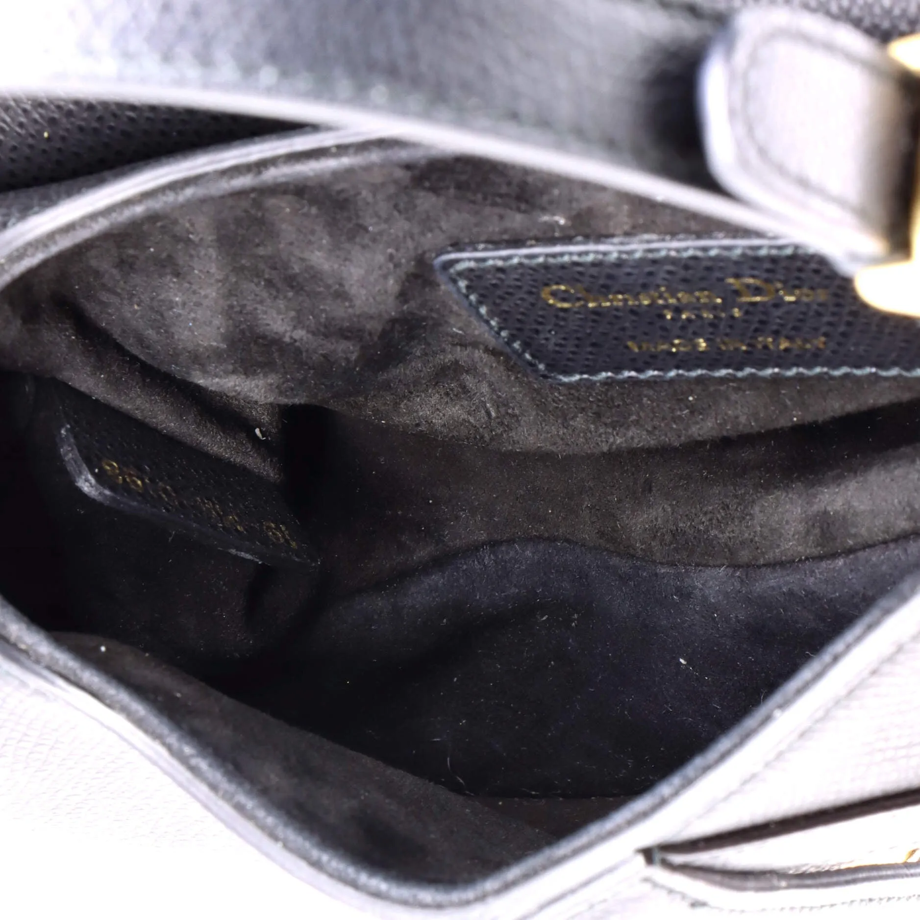 Pre-Loved Christian Dior Saddle Handbag Leather Mini sold by Zulily product image thumbnail 5