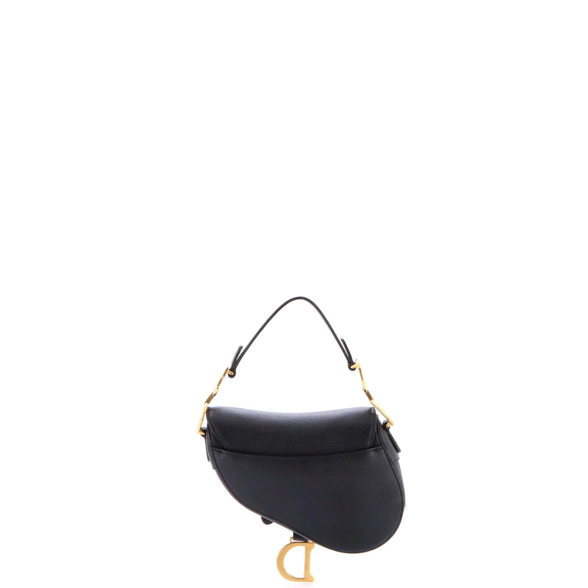 Pre-Loved Christian Dior Saddle Handbag Leather Mini sold by Zulily product image thumbnail 3