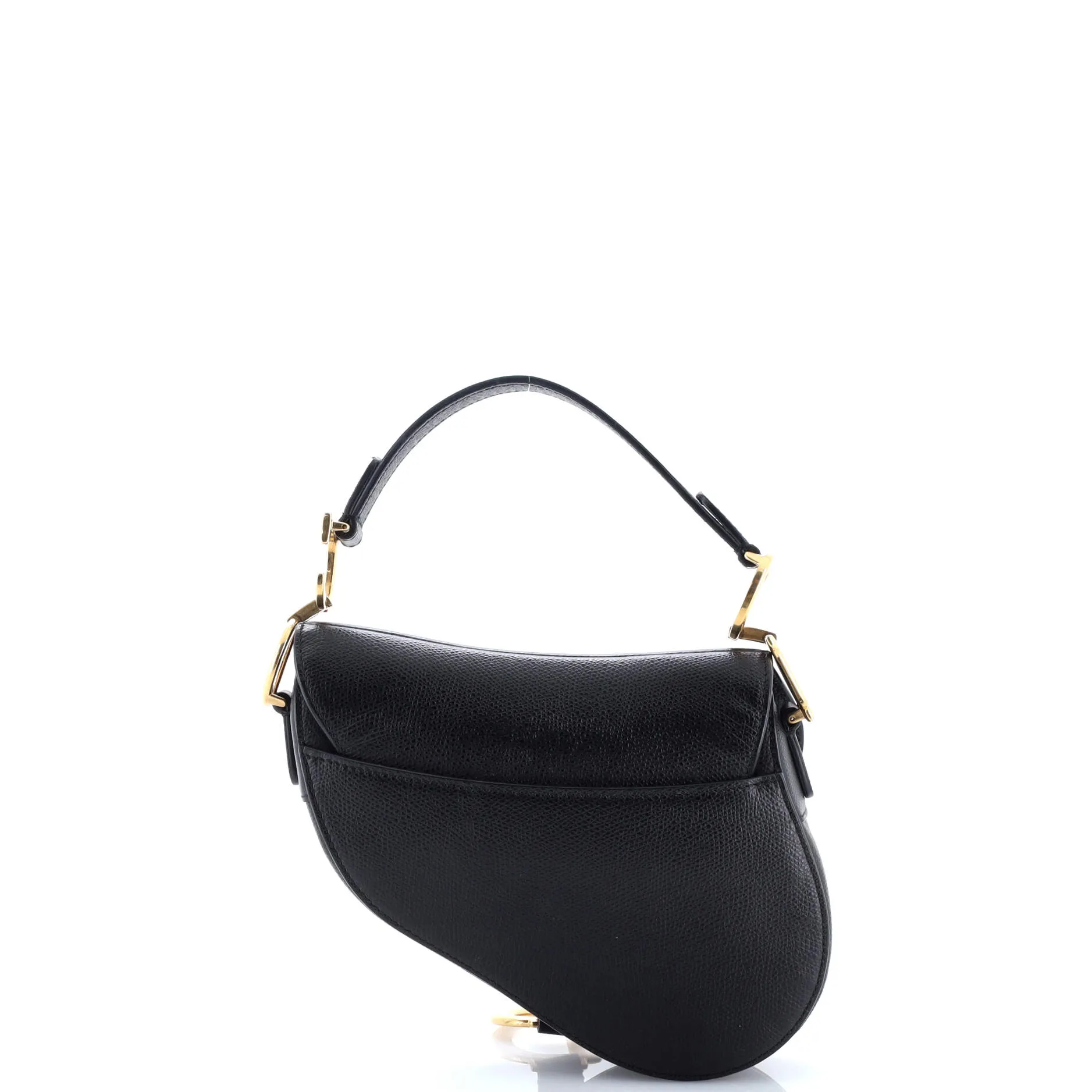 Pre-Loved Christian Dior Saddle Handbag Leather Mini sold by Zulily product image thumbnail 3
