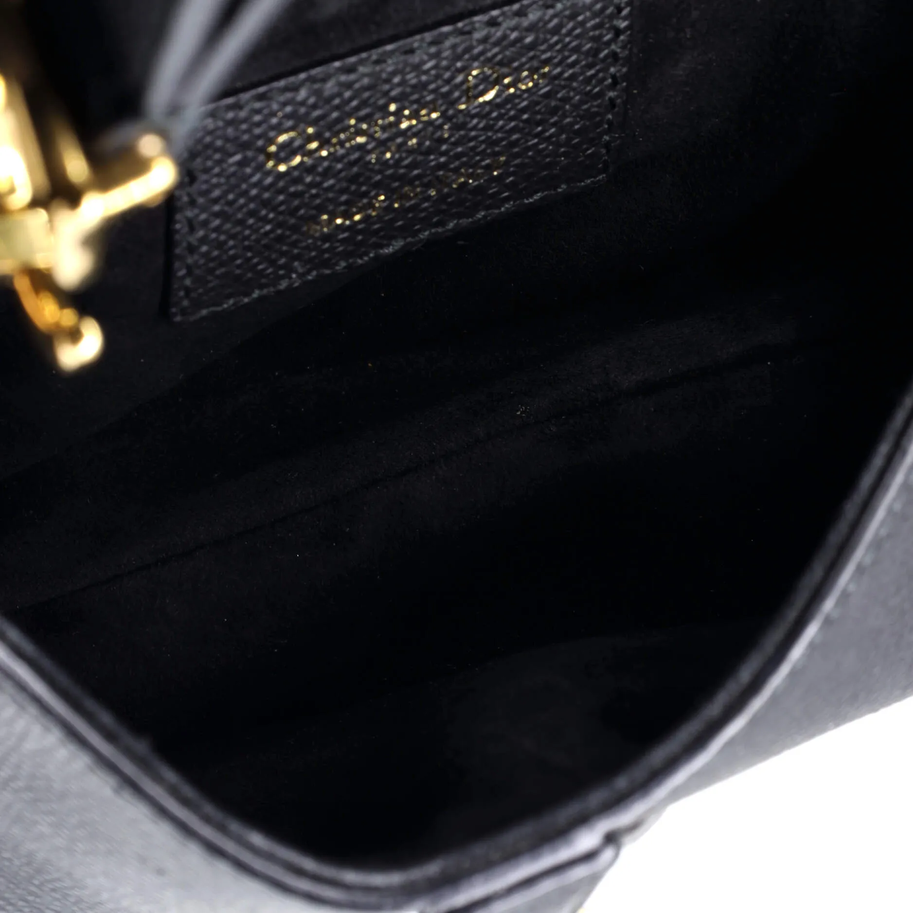 Pre-Loved Christian Dior Saddle Handbag Leather Mini sold by Zulily product image thumbnail 5