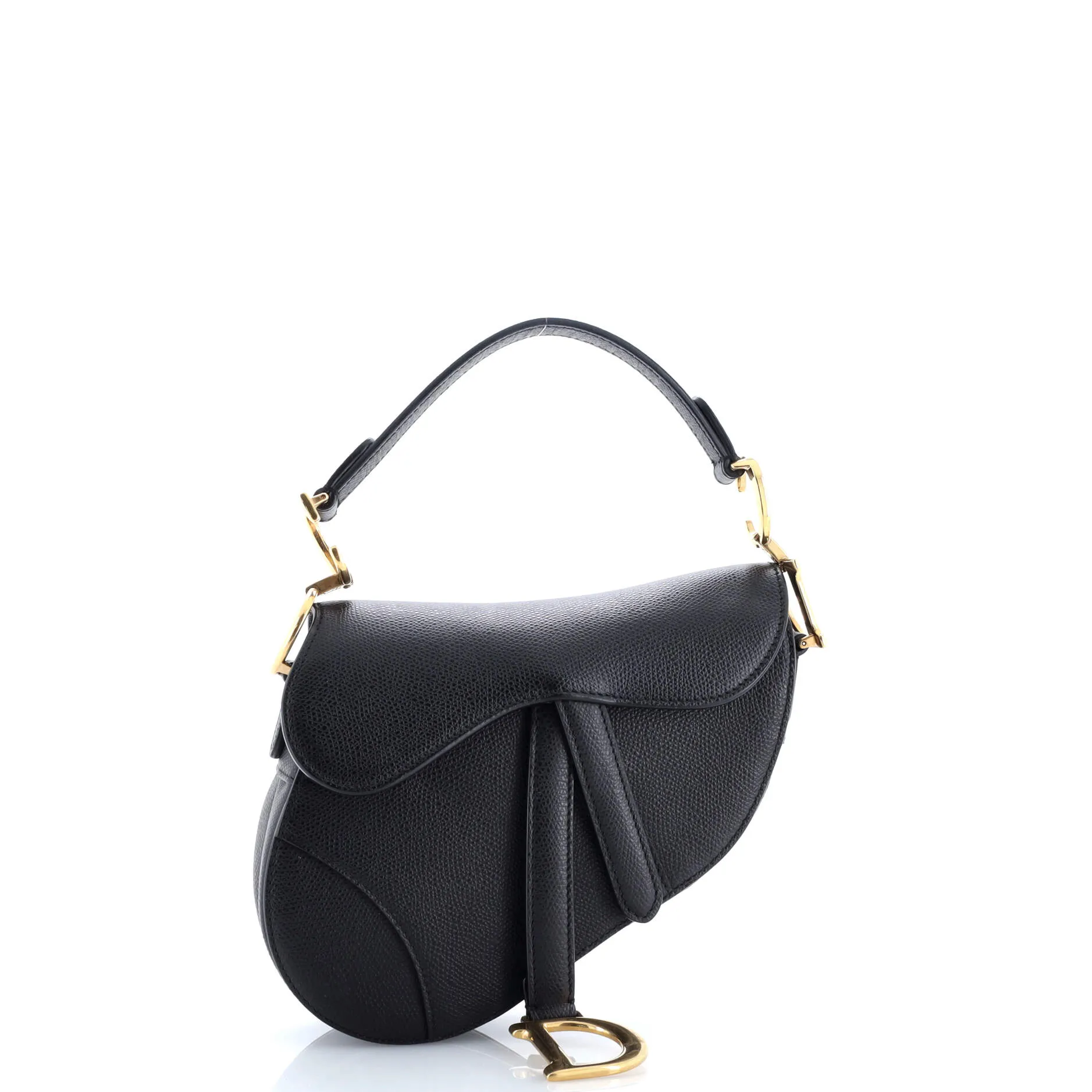 Pre-Loved Christian Dior Saddle Handbag Leather Mini sold by Zulily product image thumbnail 2