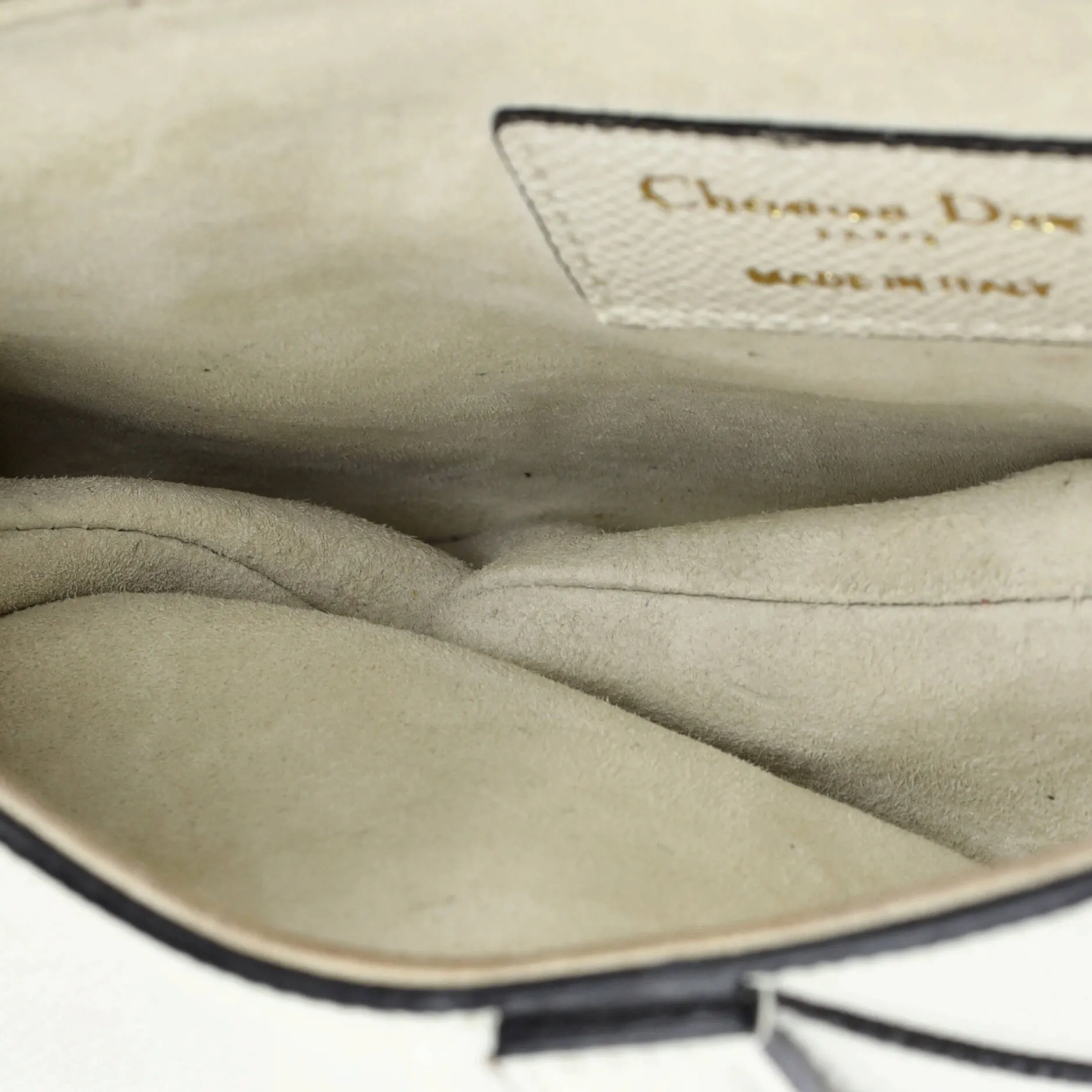 Pre-Loved Christian Dior Saddle Handbag Leather Mini sold by Zulily product image thumbnail 4