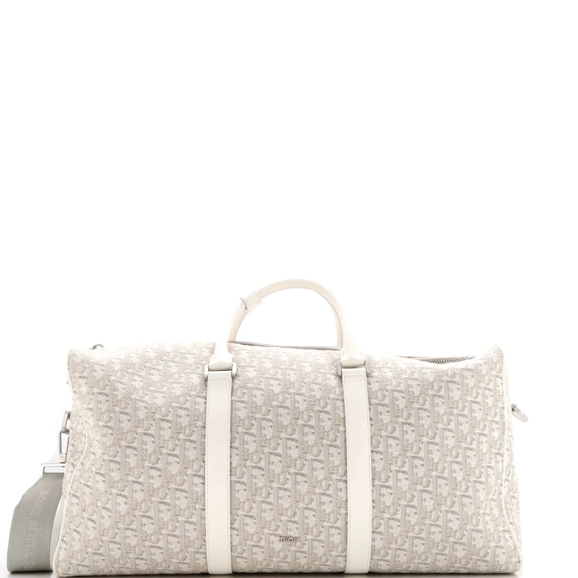 Pre-Loved Christian Dior Lingot Duffle Bag Oblique Jacquard 50 sold by Zulily
