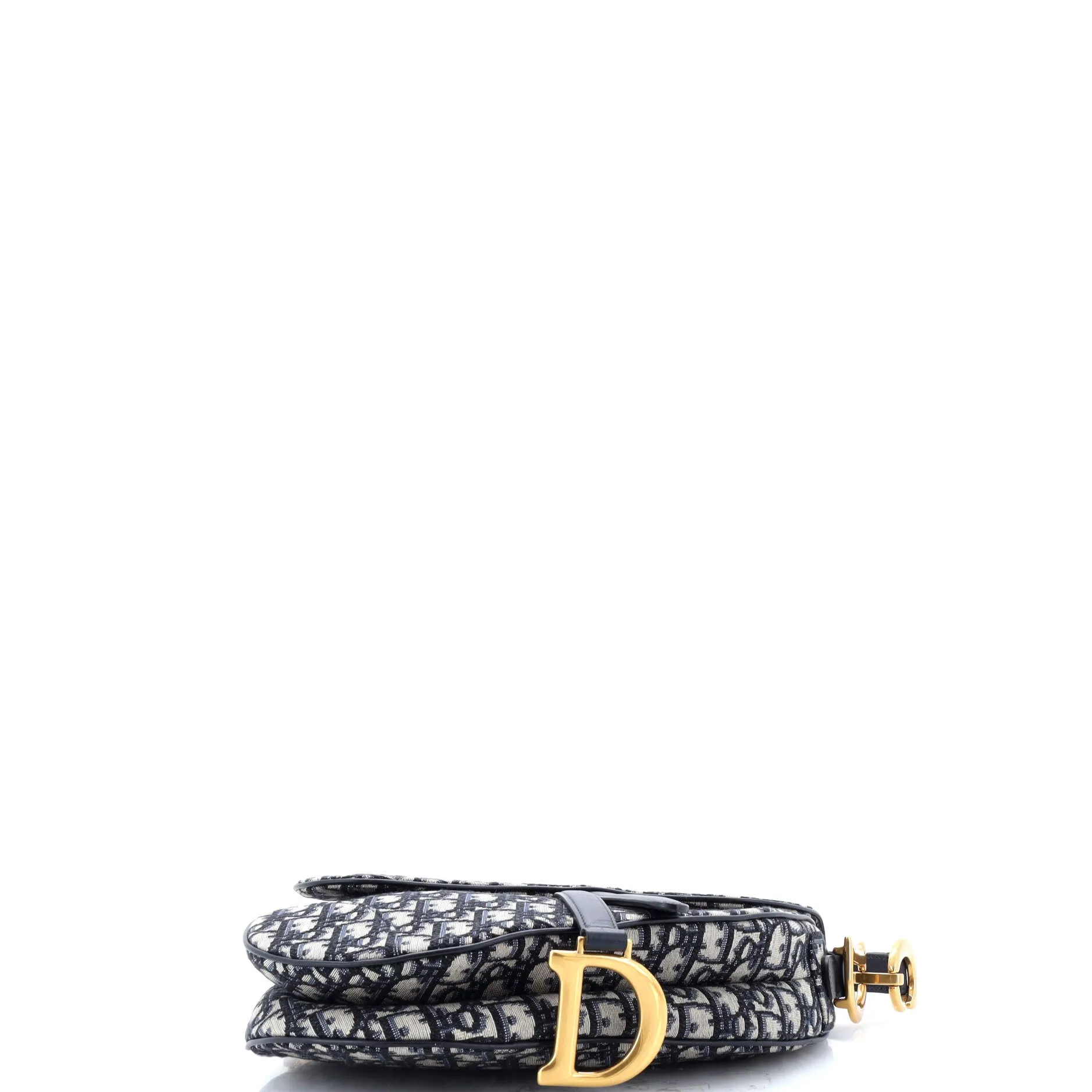 Pre-Loved Christian Dior Saddle Handbag Oblique Canvas Medium sold by Zulily product image thumbnail 4