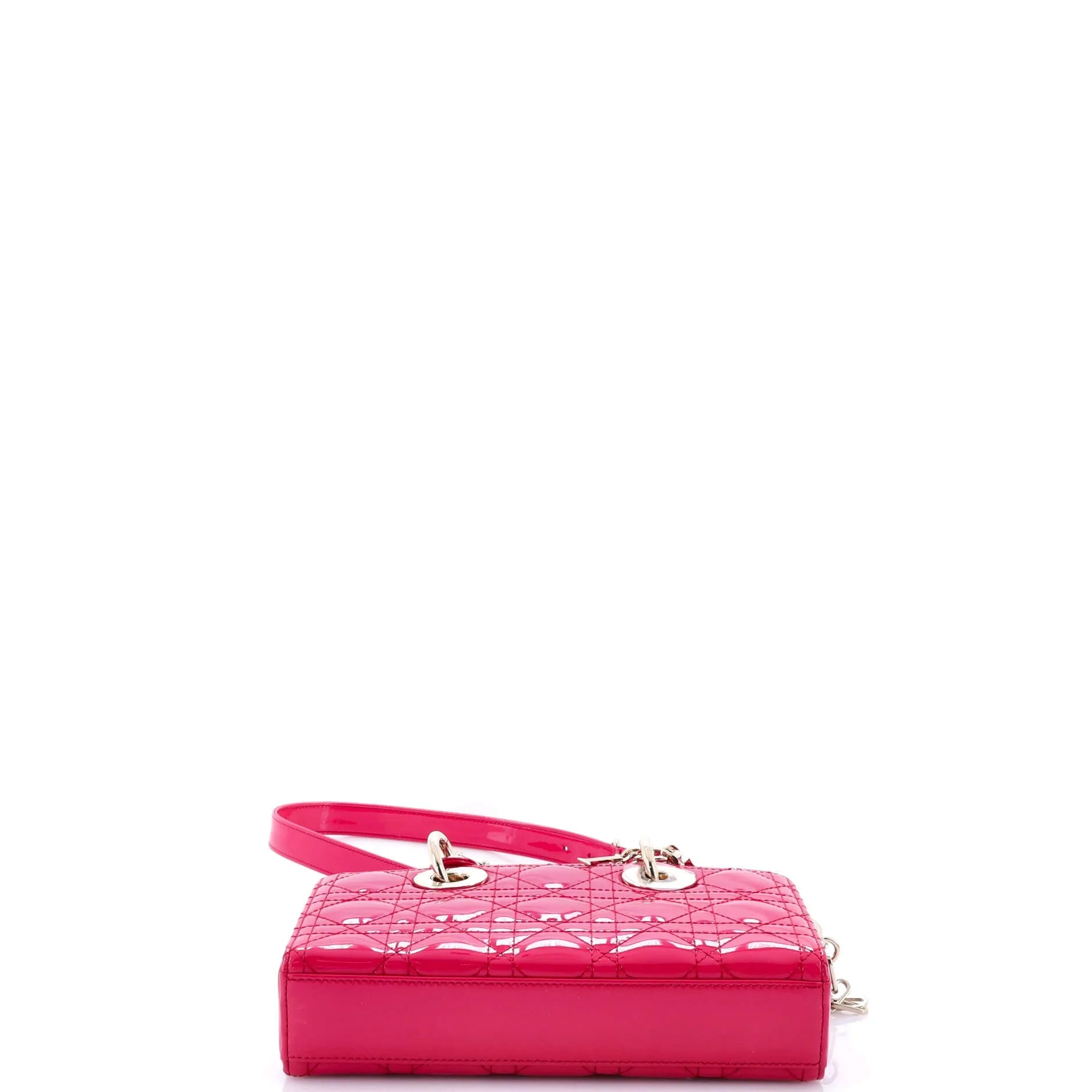 Pre-Loved Christian Dior Lady D-Joy Bag Cannage Quilt Patent Small sold by Zulily product image thumbnail 4