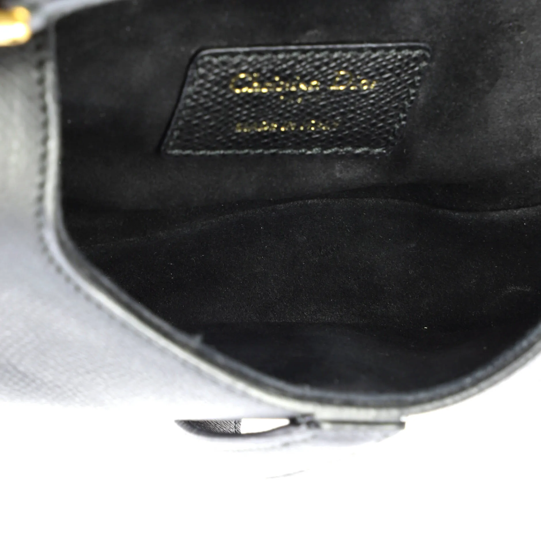 Pre-Loved Christian Dior Saddle Handbag Leather Mini sold by Zulily product image thumbnail 5