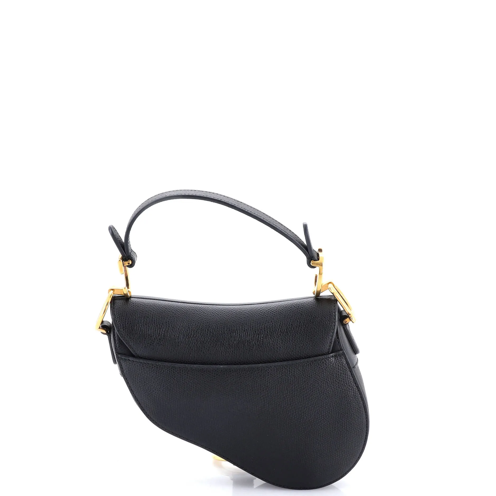 Pre-Loved Christian Dior Saddle Handbag Leather Mini sold by Zulily product image thumbnail 3